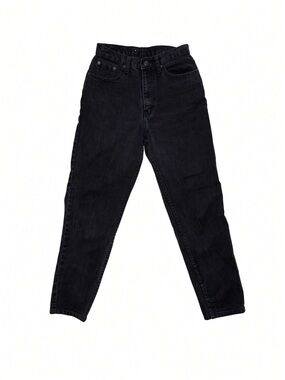 JORDACHE Vintage 90s Black High Rise Jeans 100% cotton Size 11/12